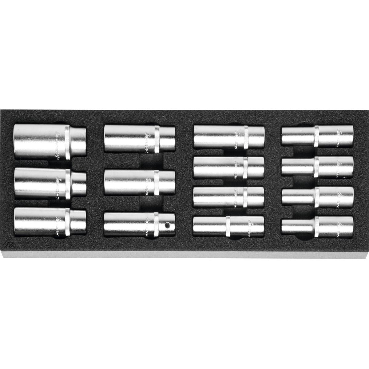BỘ SOCKET DÀI 1/2 INCH 14 CHI TIẾT HOLEX 953635 14 BỘ SOCKET DÀI 1/2 INCH 14 CHI TIẾT HOLEX 953635 14